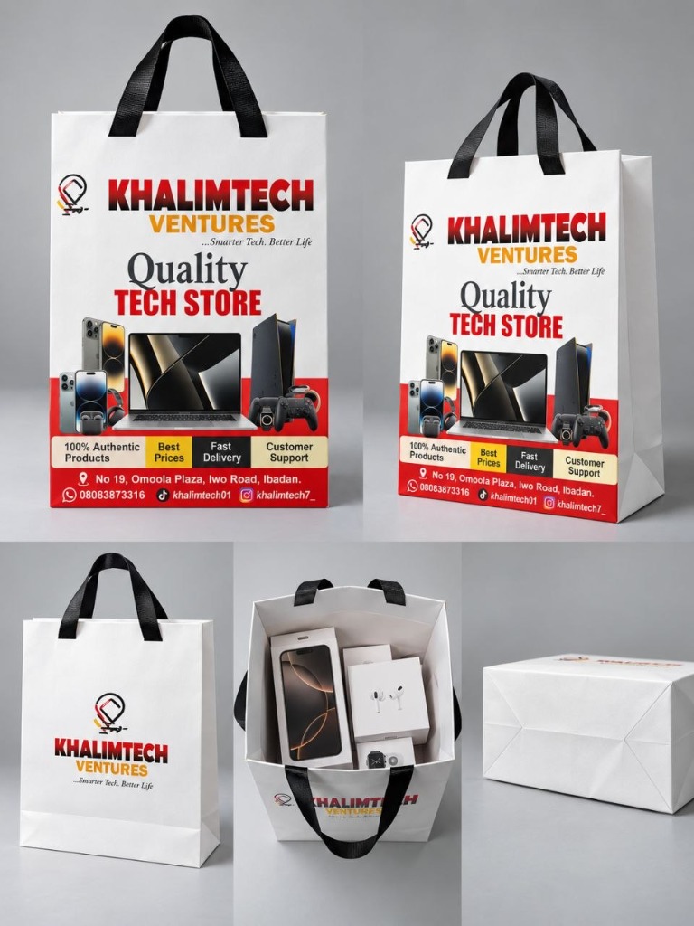 Sealed box in official KhaylimTech branded bag ready for delivery